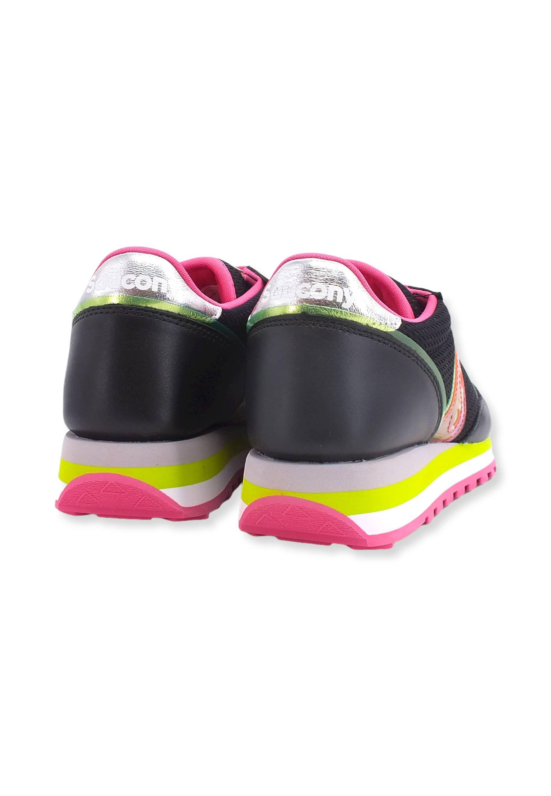 SAUCONY Jazz Triple Sneaker Donna Black Pink S60645-2 - Sandrini Calzature e Abbigliamento