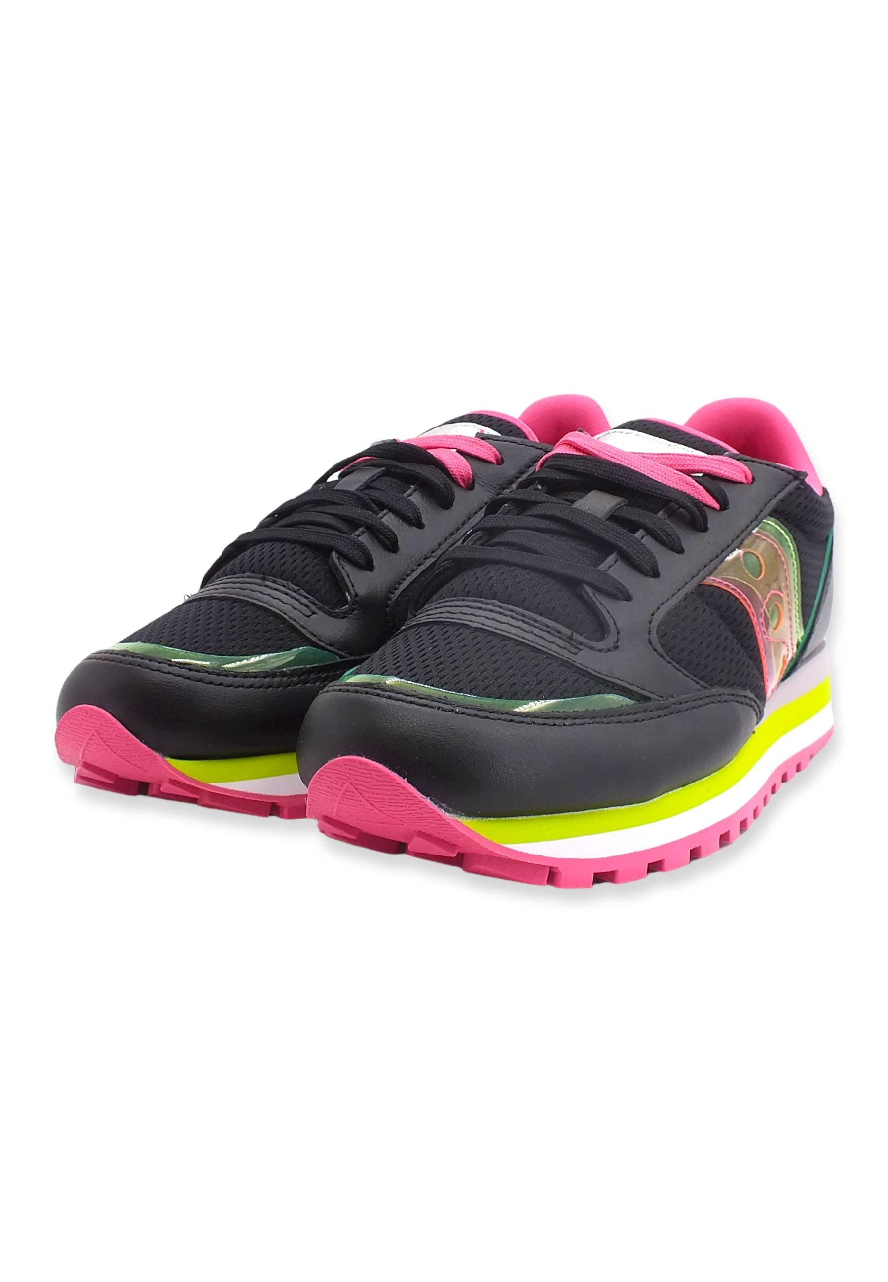 SAUCONY Jazz Triple Sneaker Donna Black Pink S60645-2 - Sandrini Calzature e Abbigliamento