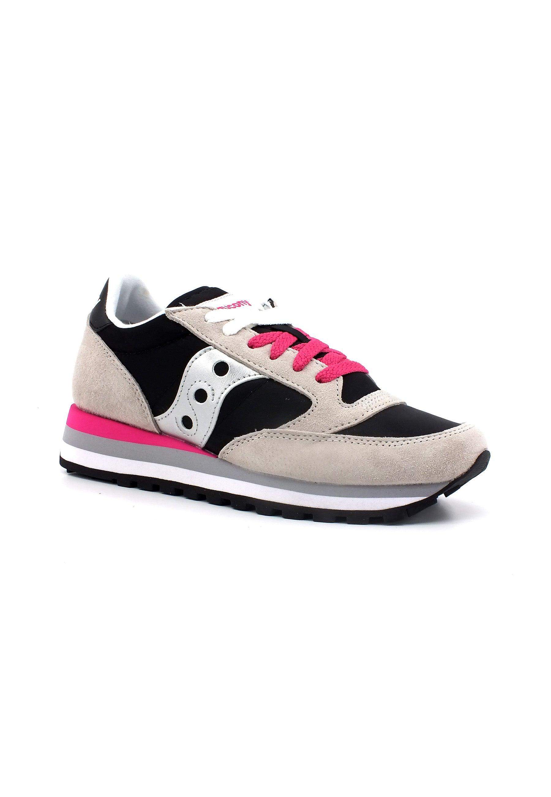 SAUCONY Jazz Triple Sneaker Donna Grey Black S60530-29 - Sandrini Calzature e Abbigliamento