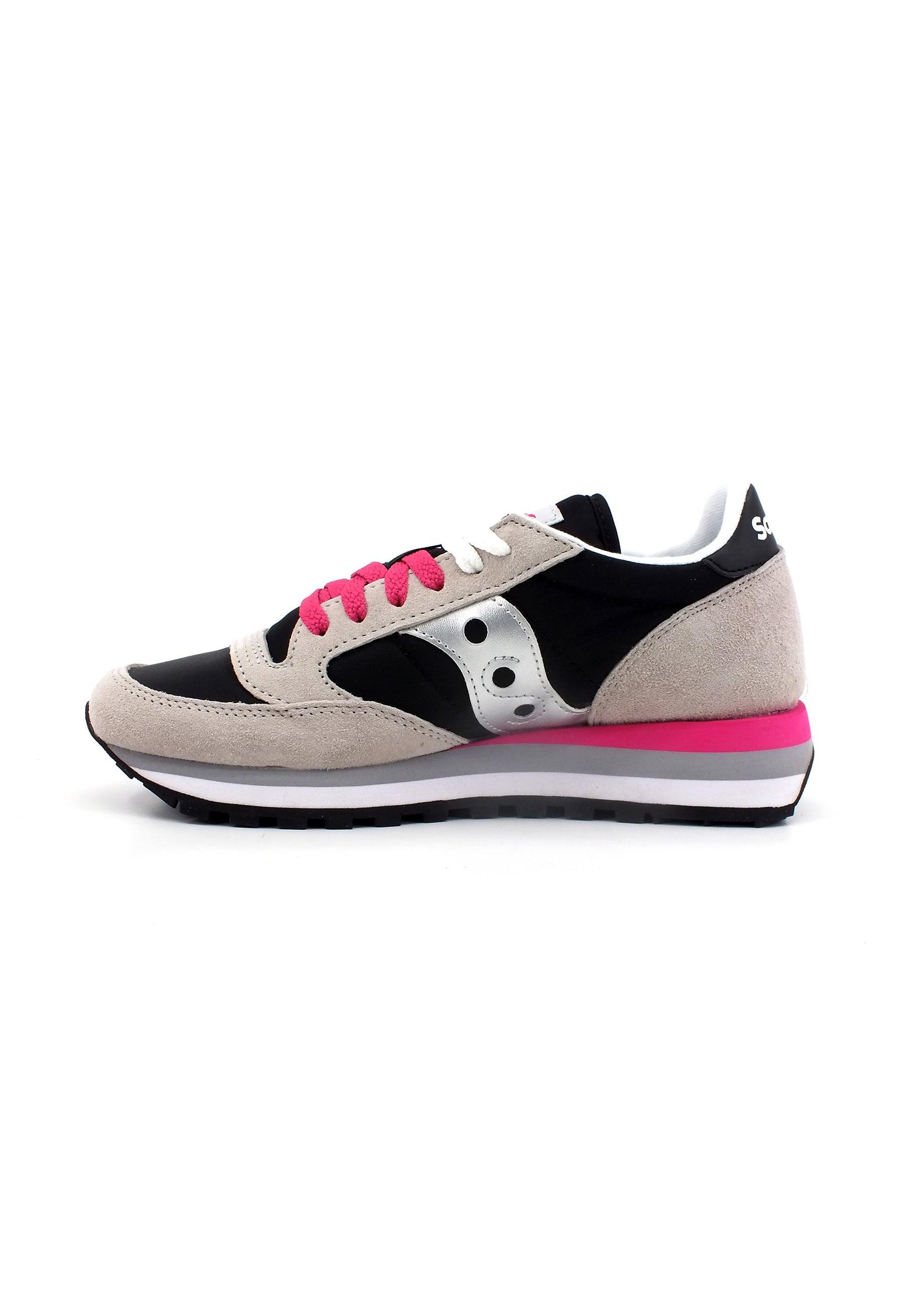 SAUCONY Jazz Triple Sneaker Donna Grey Black S60530-29 - Sandrini Calzature e Abbigliamento