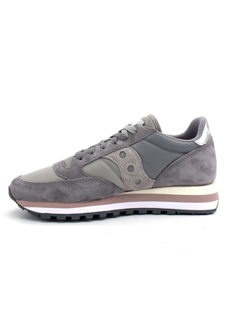 SAUCONY Jazz Triple Sneaker Donna Grey Light Grey S60530-21 - Sandrini Calzature e Abbigliamento