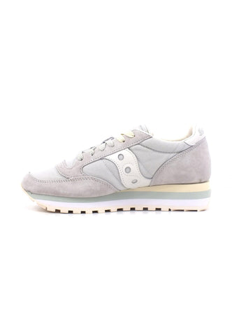 SAUCONY Jazz Triple Sneaker Donna Grey White S60768-2 - Sandrini Calzature e Abbigliamento