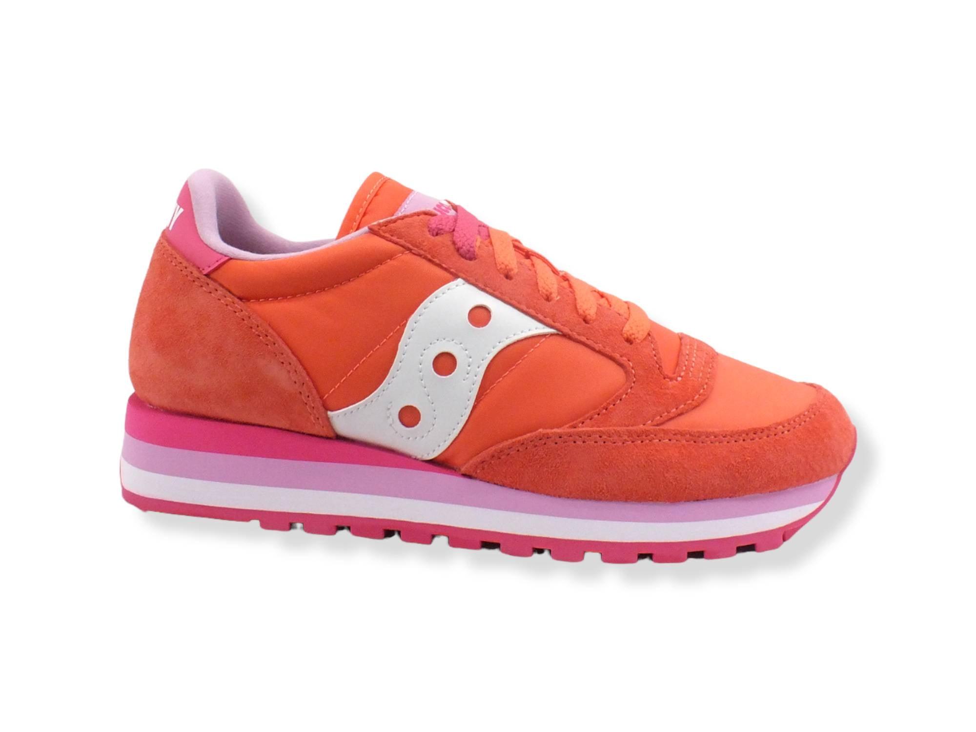 SAUCONY Jazz Triple Sneaker Donna Rosa Coral S60530-19 - Sandrini Calzature e Abbigliamento