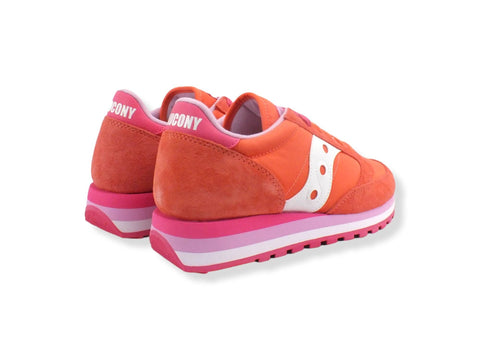 SAUCONY Jazz Triple Sneaker Donna Rosa Coral S60530-19 - Sandrini Calzature e Abbigliamento