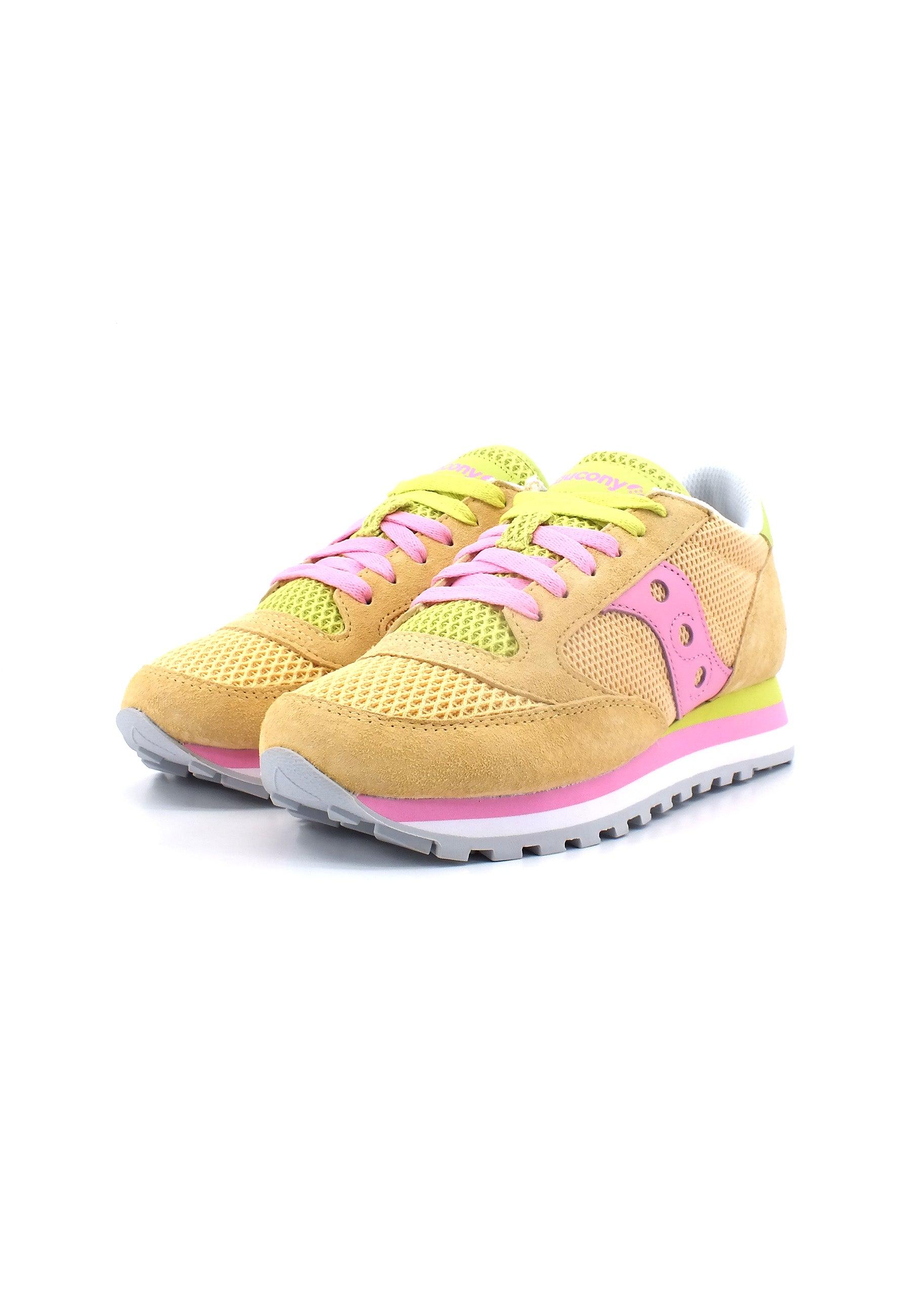 SAUCONY Jazz Triple Summer Sneaker Donna Peach Pink S60766-3 - Sandrini Calzature e Abbigliamento