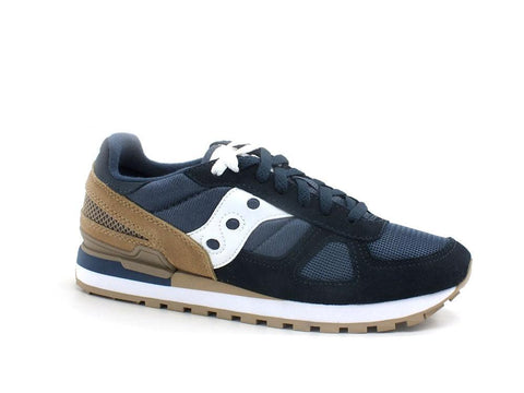 SAUCONY Shadow Original Sneaker Blu Navy Sand S2108-811 - Sandrini Calzature e Abbigliamento