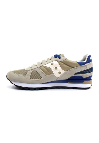 SAUCONY Shadow Original Sneaker Uomo Beige White S2108-807 - Sandrini Calzature e Abbigliamento
