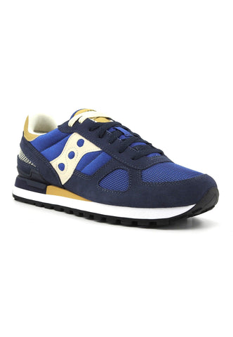 SAUCONY Shadow Original Sneaker Uomo Navy Tan S2108-858 - Sandrini Calzature e Abbigliamento