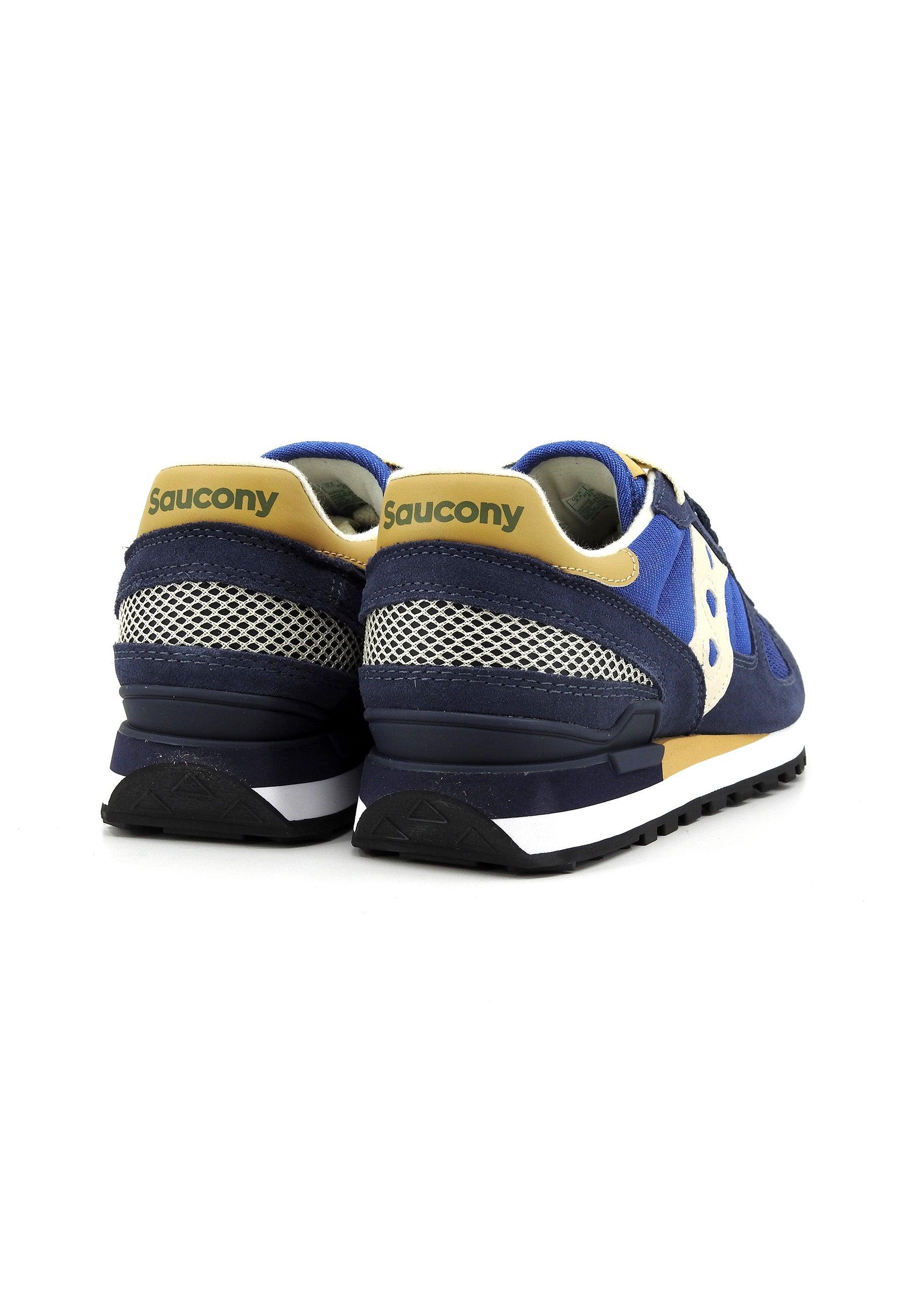 SAUCONY Shadow Original Sneaker Uomo Navy Tan S2108-858 - Sandrini Calzature e Abbigliamento