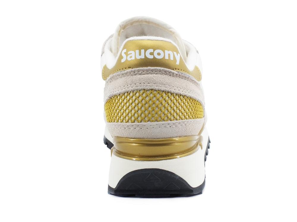 SAUCONY Shadow Original W Sneaker White Gold S1108-720 - Sandrini Calzature e Abbigliamento