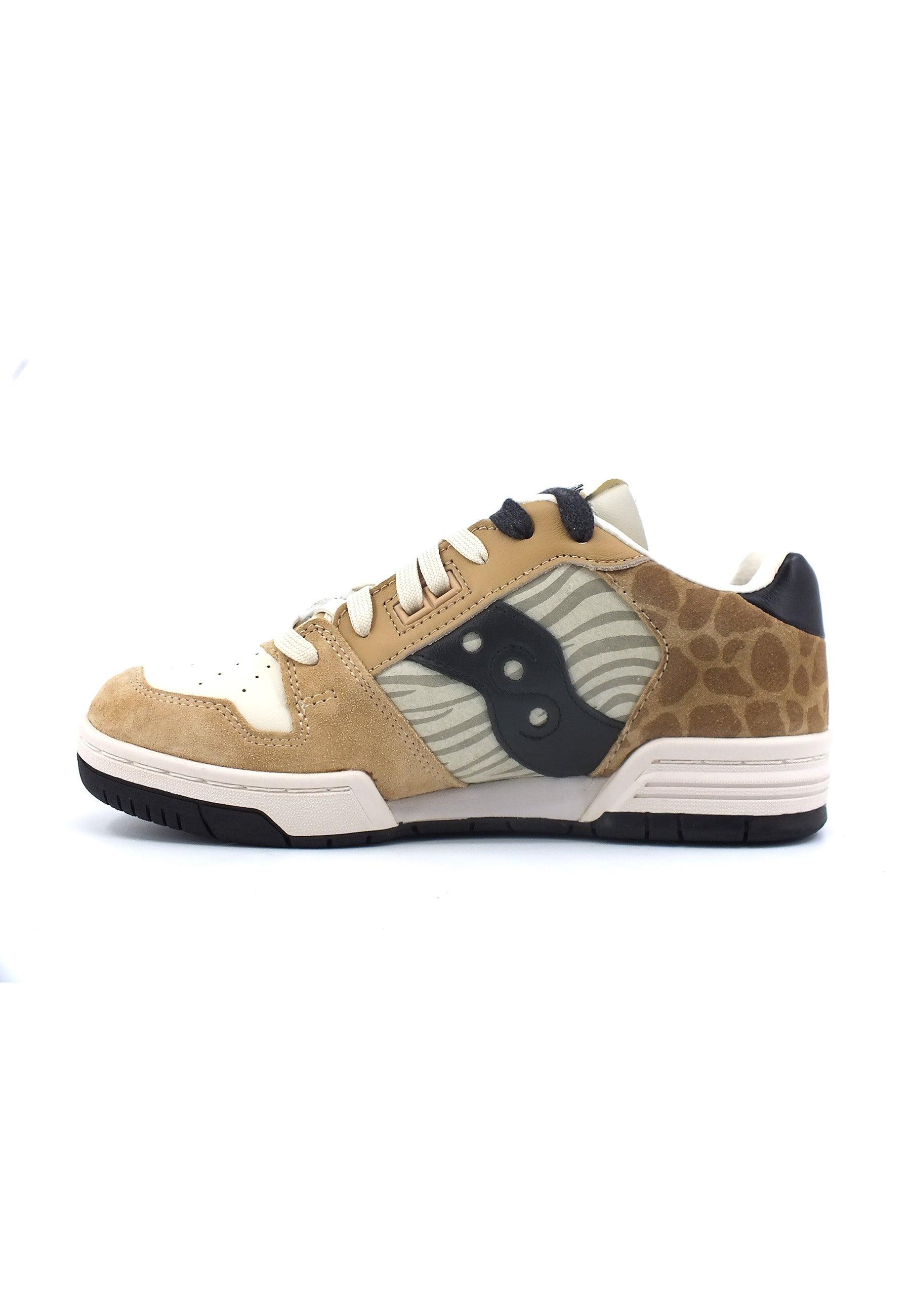 SAUCONY Sonic Low Sneaker Donna Beige Zebra Fantasia S70728-2 - Sandrini Calzature e Abbigliamento