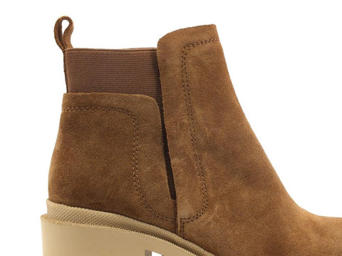 STEVE MADDEN Advisor Stivaletto Polacco Suede Chestnut ADVI03S1 - Sandrini Calzature e Abbigliamento