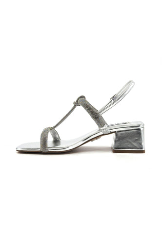 STEVE MADDEN Alta Sandalo Donna Silver ALTA02S1 - Sandrini Calzature e Abbigliamento