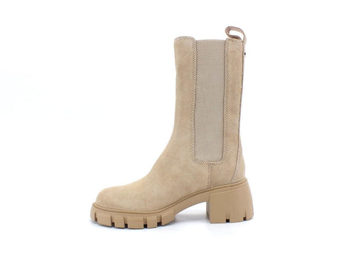 STEVE MADDEN AQ-Hype Stivale Elastici Combact Sand Beige AQ-HYPE - Sandrini Calzature e Abbigliamento