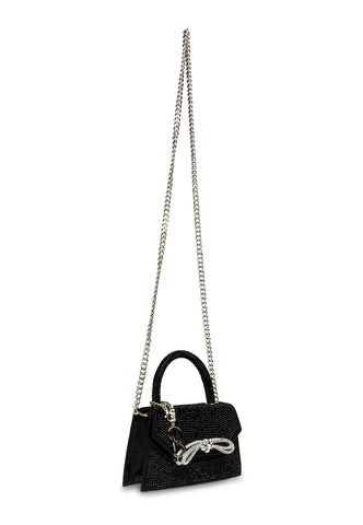 STEVE MADDEN Borsa Mini Satchel Strass Black BGLIMPSE - Sandrini Calzature e Abbigliamento