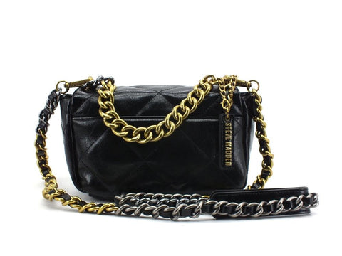 STEVE MADDEN Borsa Tracolla Catena Trapuntata Black BJAYME - Sandrini Calzature e Abbigliamento