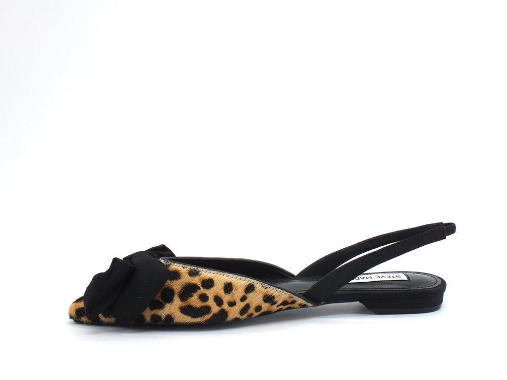 STEVE MADDEN Bowie Sandalo Punta Animalier Bow Leopard BOWI01S1 - Sandrini Calzature e Abbigliamento