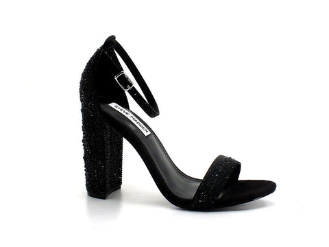 STEVE MADDEN Carrson-G Sandalo Tacco Strass Black Stone CARR05S1 - Sandrini Calzature e Abbigliamento