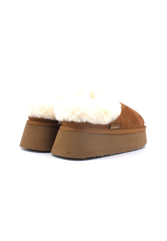 STEVE MADDEN Chaplin Ciabatta Pelo Donna Chesnut CHAP02S1 - Sandrini Calzature e Abbigliamento