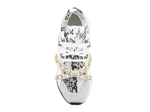 STEVE MADDEN Credit White Snake CRED01S1 - Sandrini Calzature e Abbigliamento