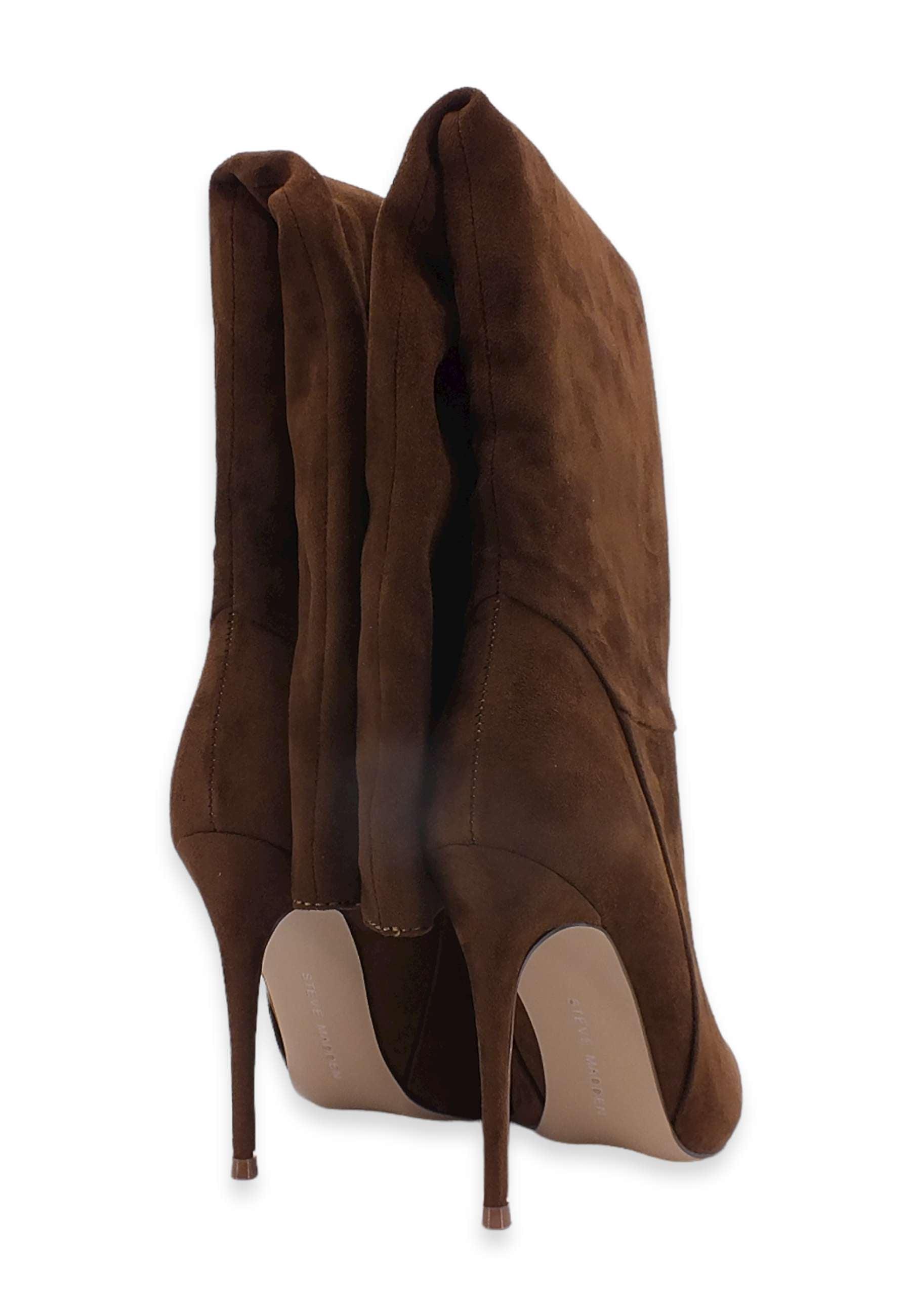 STEVE MADDEN Darian Stivale Donna Tacco Brown DARI08S1 - Sandrini Calzature e Abbigliamento