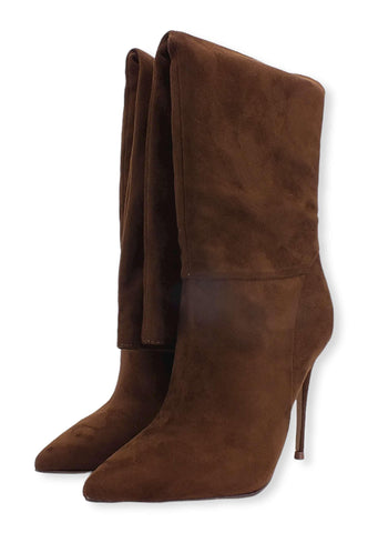 STEVE MADDEN Darian Stivale Donna Tacco Brown DARI08S1 - Sandrini Calzature e Abbigliamento