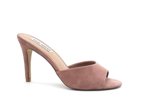 STEVE MADDEN Erin Sandalo Sabot Tacco Camoscio Tan Suede ERIN02S1 - Sandrini Calzature e Abbigliamento