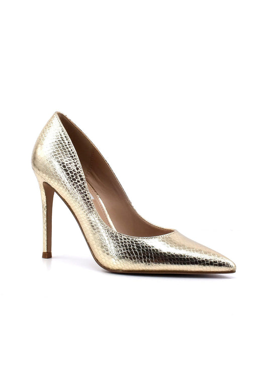 STEVE MADDEN Evelyn Décolléte Donna Gold Snake EVEL07S1 - Sandrini Calzature e Abbigliamento