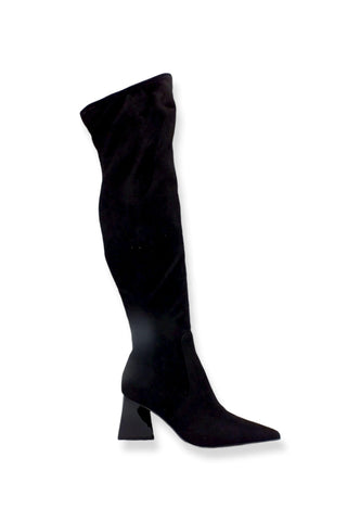 STEVE MADDEN Evermore Stivale Tacco Donna Black EVER06S1 - Sandrini Calzature e Abbigliamento