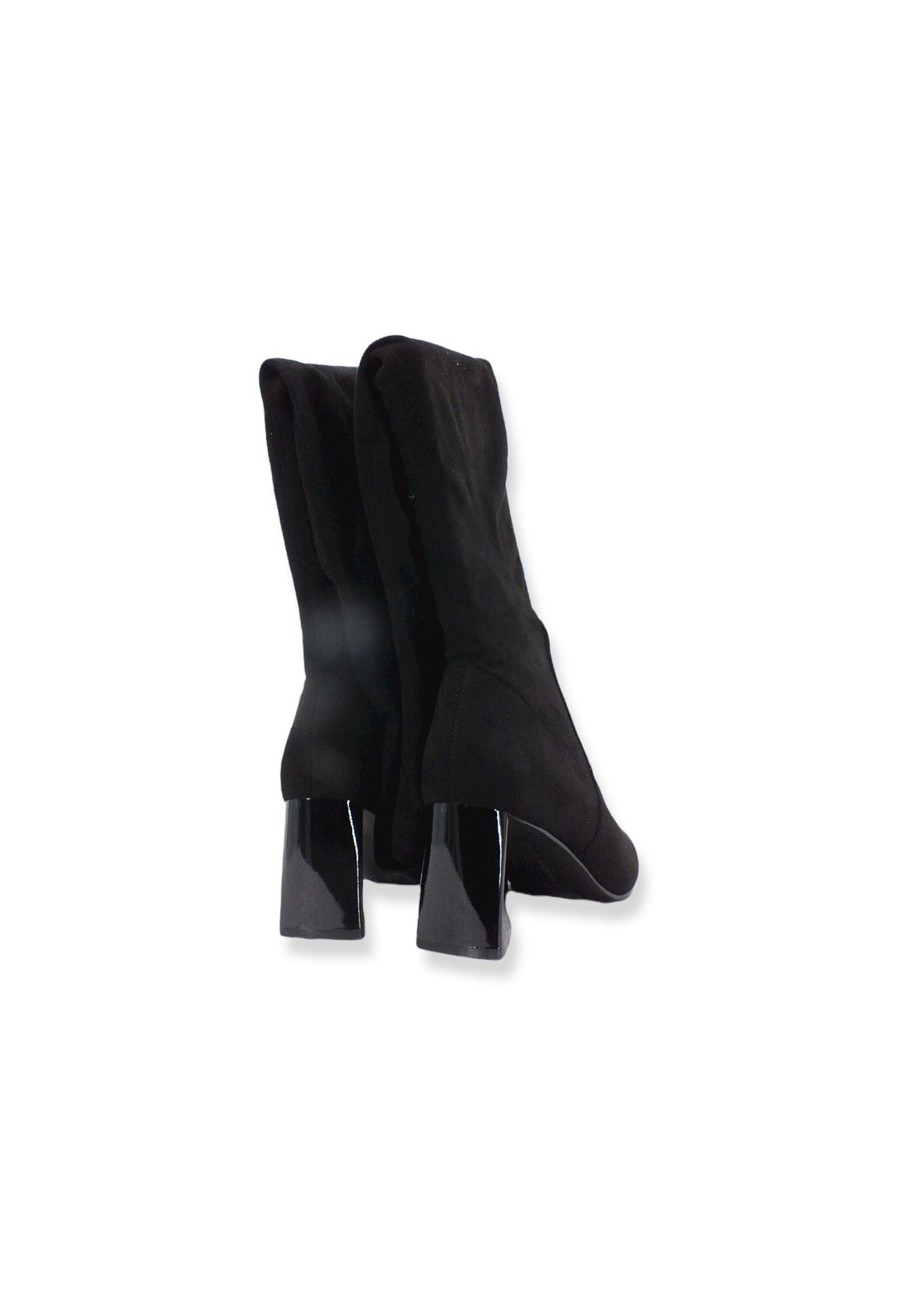 STEVE MADDEN Evermore Stivale Tacco Donna Black EVER06S1 - Sandrini Calzature e Abbigliamento