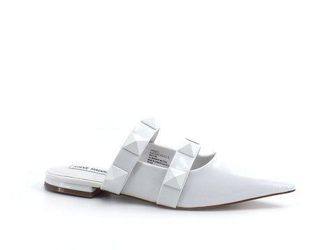 STEVE MADDEN Fantastic Sabot Listini Borchie White FANT06S1 - Sandrini Calzature e Abbigliamento