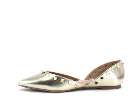 STEVE MADDEN Firenze Ballerina Donna Borchie Gold FIRE07S1 - Sandrini Calzature e Abbigliamento