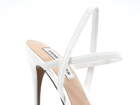 STEVE MADDEN Gabriella Sandalo Alto Elastici White GABR04S1 - Sandrini Calzature e Abbigliamento