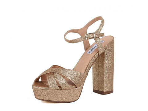 STEVE MADDEN Gold Glitter GLEAM - Sandrini Calzature e Abbigliamento
