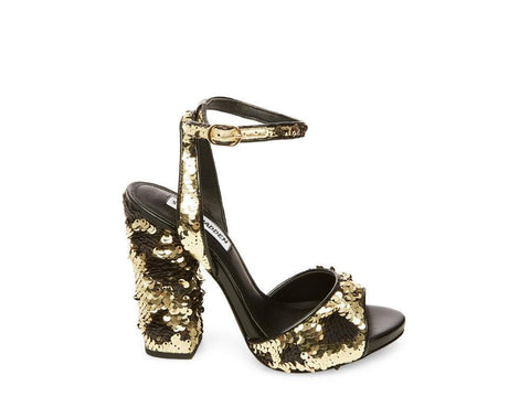 STEVE MADDEN Gold Sequin RITZY - Sandrini Calzature e Abbigliamento