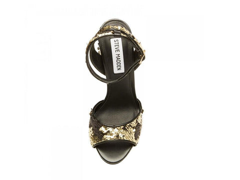 STEVE MADDEN Gold Sequin RITZY - Sandrini Calzature e Abbigliamento