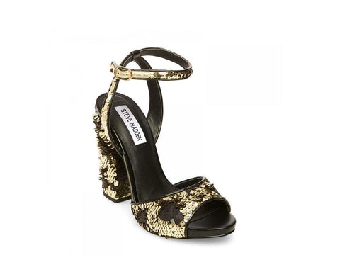 STEVE MADDEN Gold Sequin RITZY - Sandrini Calzature e Abbigliamento