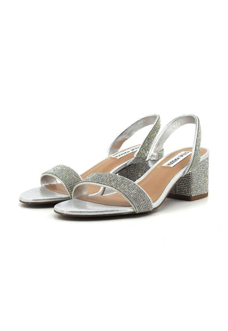 STEVE MADDEN Infused-R Sandalo Donna Crystal Argento INFU04S1 - Sandrini Calzature e Abbigliamento