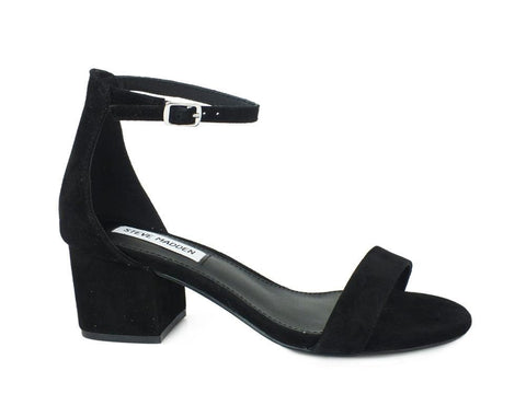 STEVE MADDEN Irenee Sandalo Tacco Medio Camoscio Black IRENEE - Sandrini Calzature e Abbigliamento
