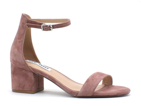 STEVE MADDEN Irenee Sandalo Tacco Medio Camoscio Mau Suede IRENEE - Sandrini Calzature e Abbigliamento