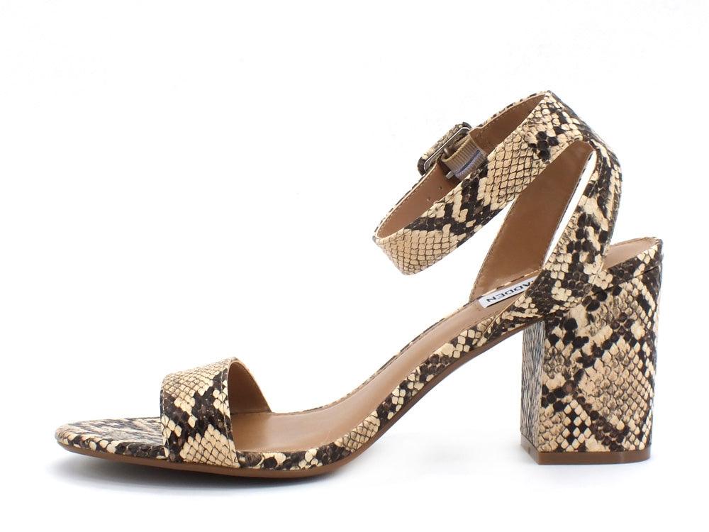 STEVE MADDEN Malia Tan Snake MALI03S1 - Sandrini Calzature e Abbigliamento