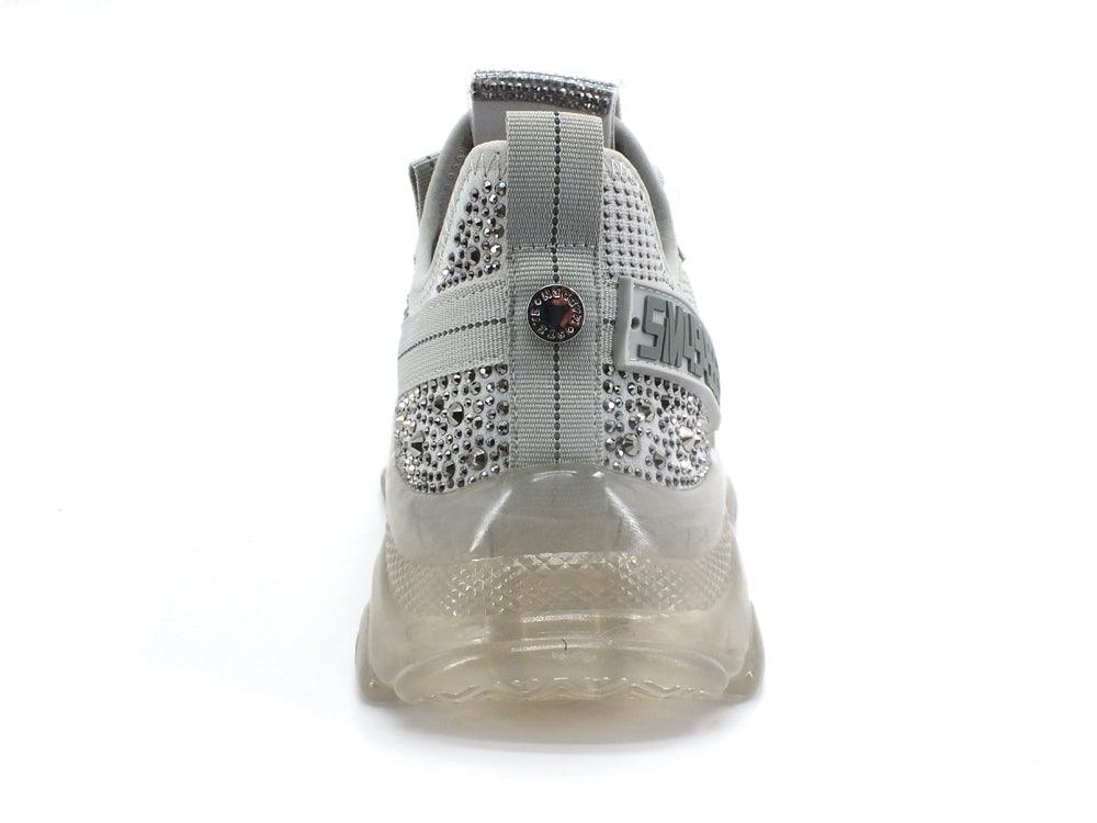 STEVE MADDEN Maxilla-R Sneaker Elastic Tex Strass Grey Multi MAXI09S1 - Sandrini Calzature e Abbigliamento