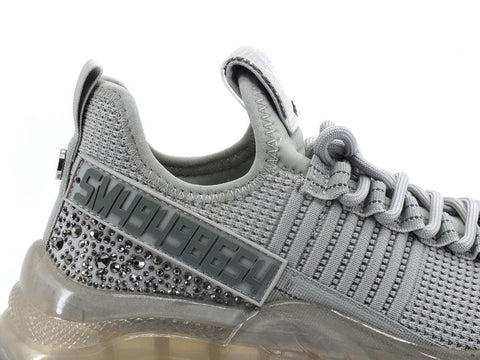 STEVE MADDEN Maxilla-R Sneaker Elastic Tex Strass Grey Multi MAXI09S1 - Sandrini Calzature e Abbigliamento