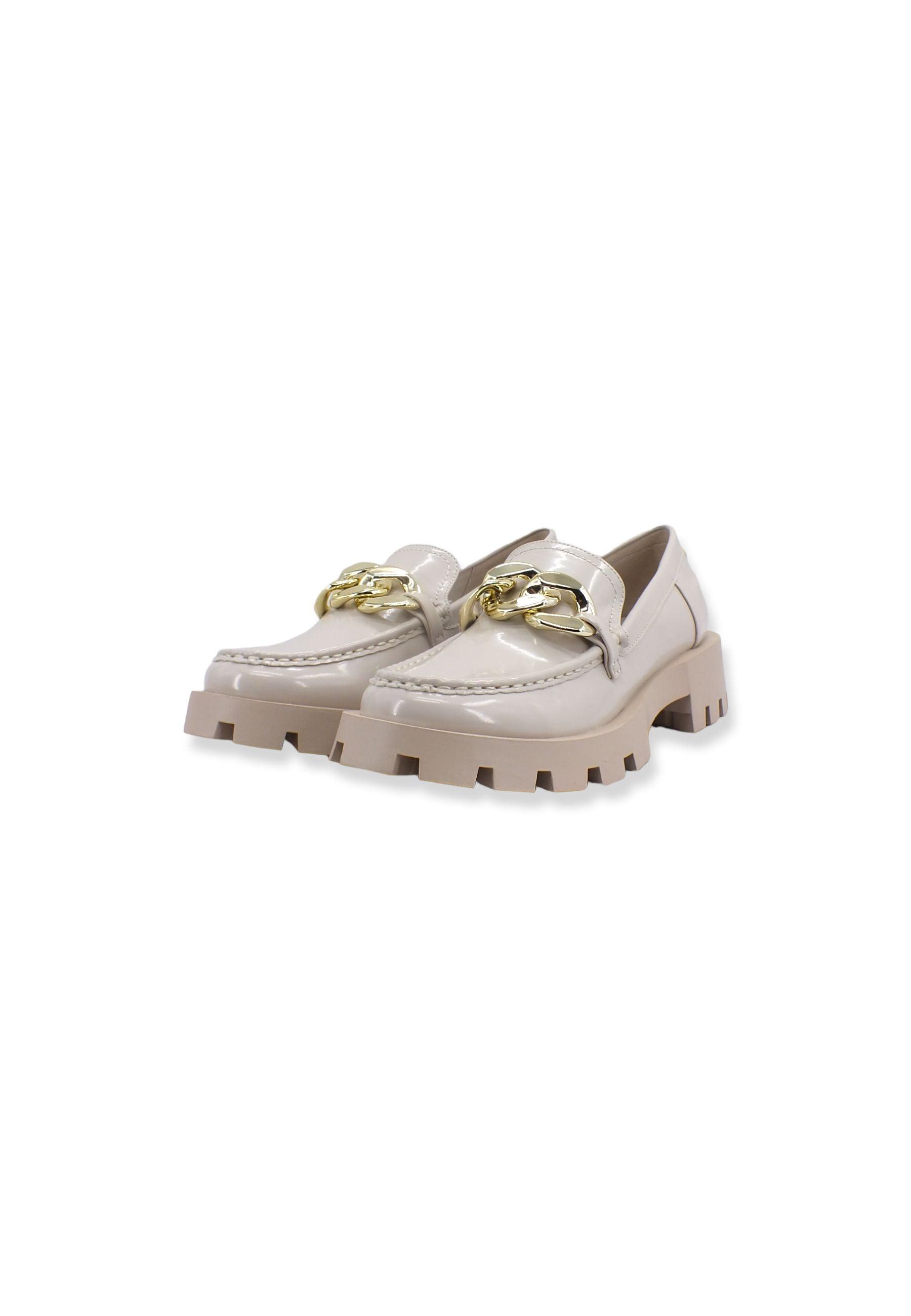 STEVE MADDEN Mix Up Mocassino Donna Beige Bone MIXU01S1 - Sandrini Calzature e Abbigliamento