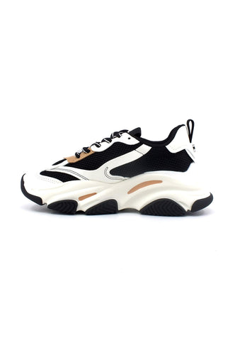 STEVE MADDEN Possession Sneaker Donna Black Tan POSS03S1 - Sandrini Calzature e Abbigliamento