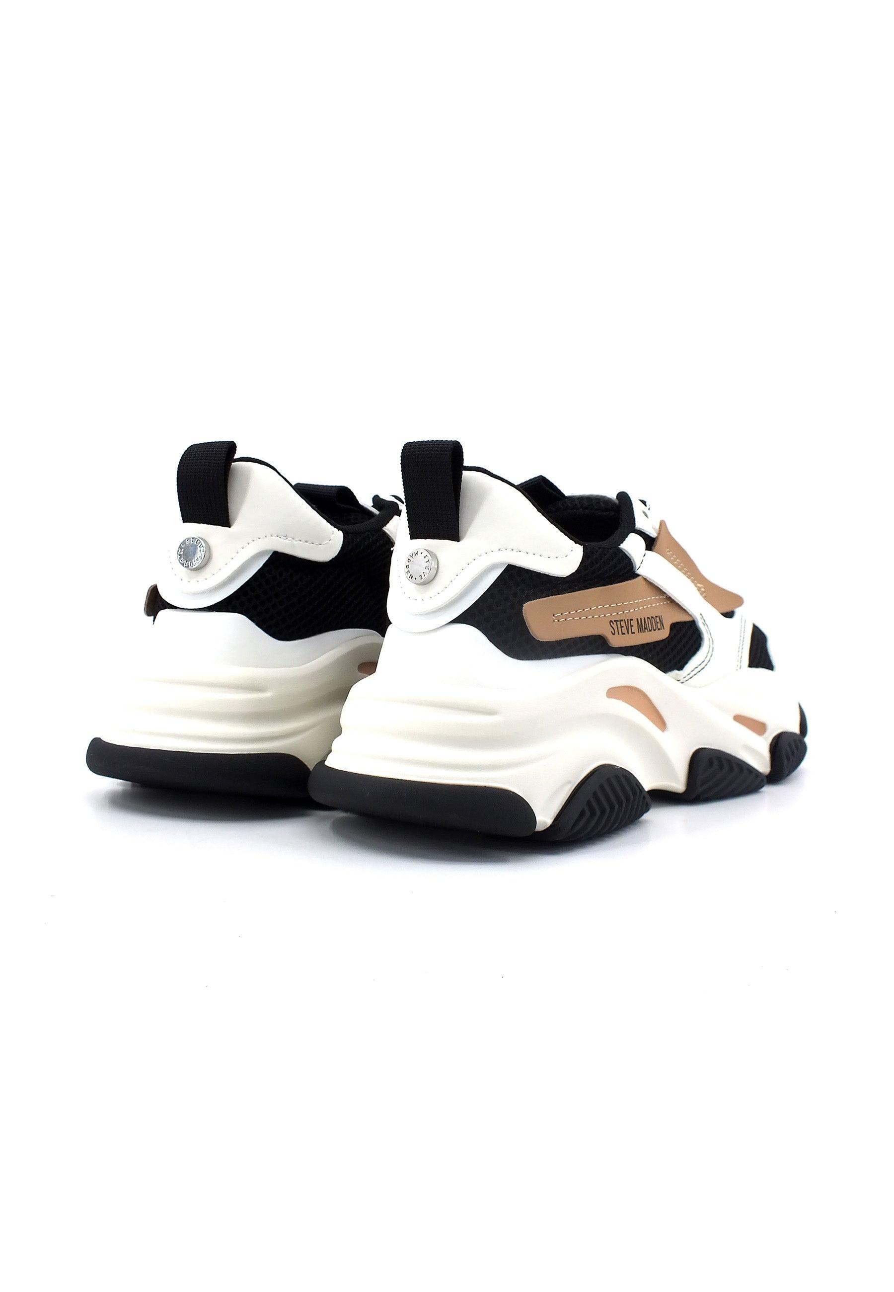 STEVE MADDEN Possession Sneaker Donna Black Tan POSS03S1 - Sandrini Calzature e Abbigliamento