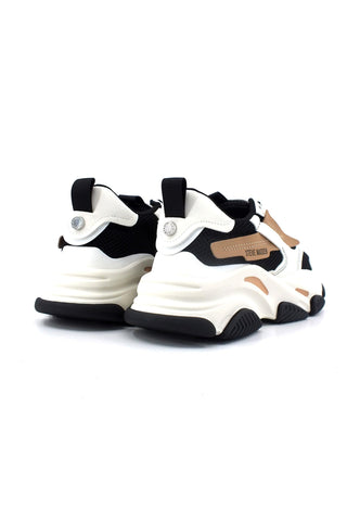 STEVE MADDEN Possession Sneaker Donna Black Tan POSS03S1 - Sandrini Calzature e Abbigliamento