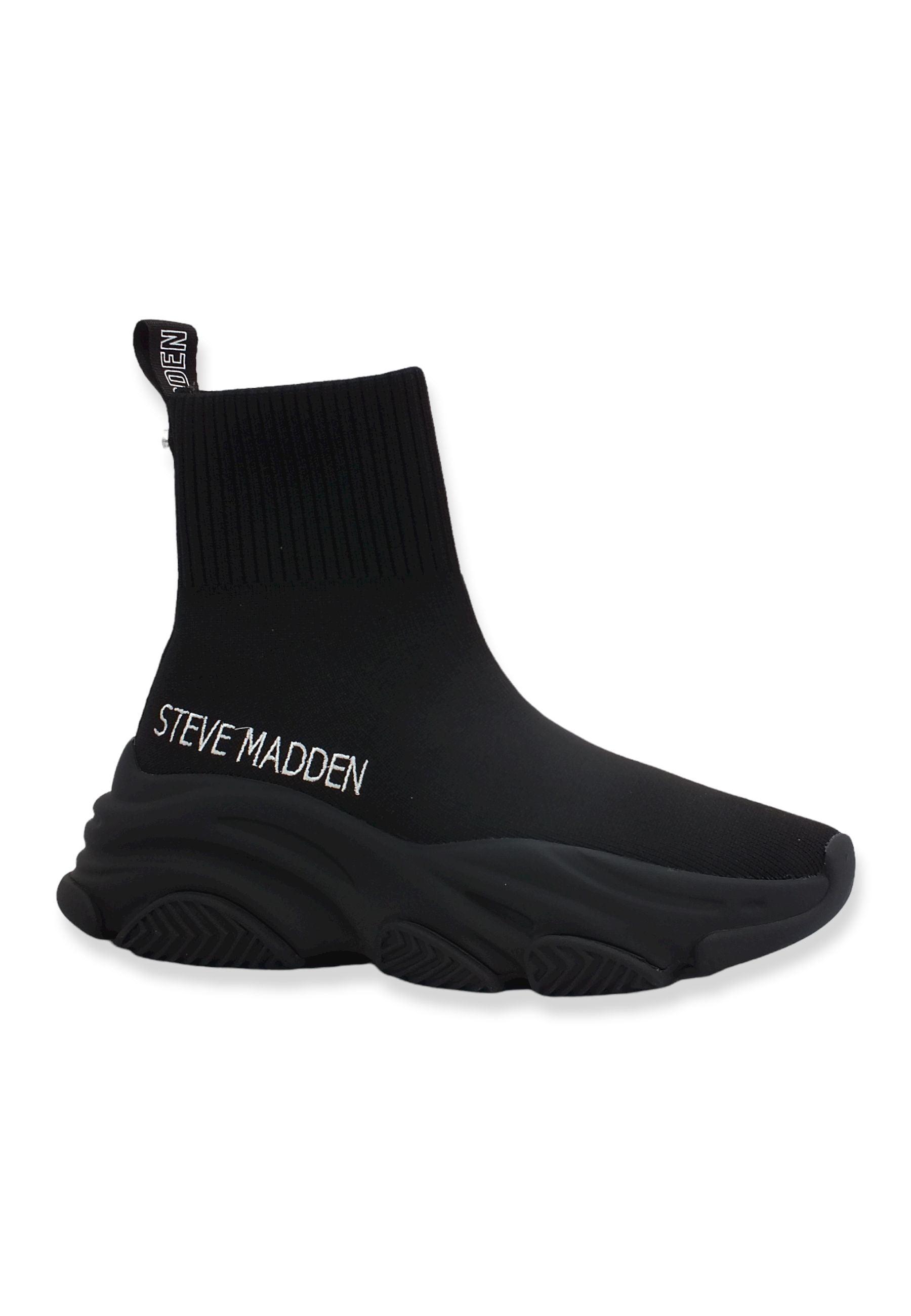 STEVE MADDEN Prodigy Sneaker Calzino Donna Black PROD01S1 - Sandrini Calzature e Abbigliamento
