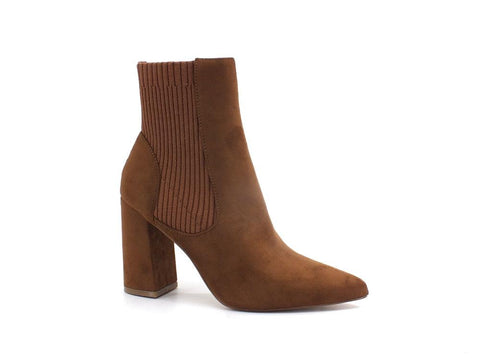 STEVE MADDEN Recite Stivaletto Tronchetto Suede Brown RECI01S1 - Sandrini Calzature e Abbigliamento