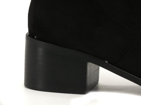 STEVE MADDEN Sadie Stivale Alto Suede Black SADI02S1 - Sandrini Calzature e Abbigliamento